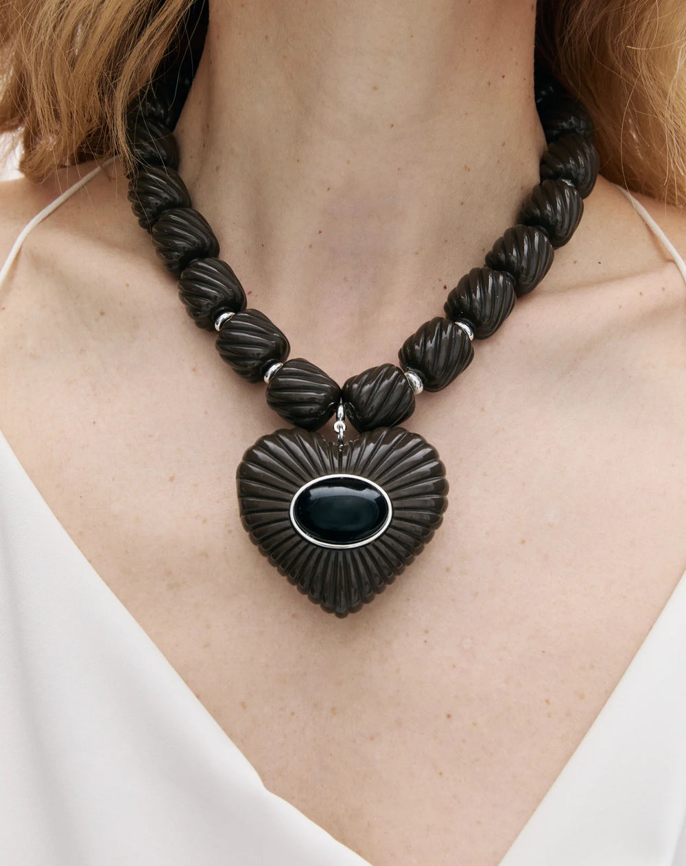 Brown Lira Necklace