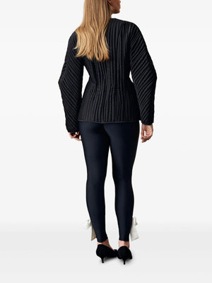 Black Hebao Quilted Jacket