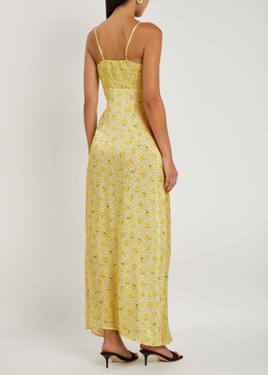 Yellow Lemon Slip Dress