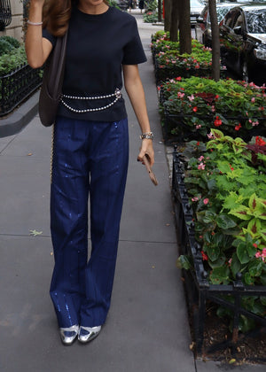 Tahitian Pearl Clementine Charm Belt