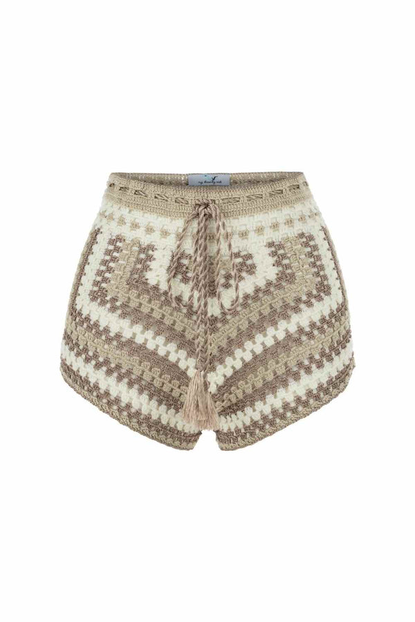 Sugarplum Hand-Crochet Shorts