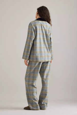 Checked Cotton-Flannel Set