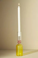 Calle Glass Taper Candle Holder