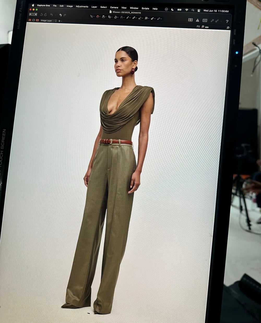Burnt Olive Rowley Pant