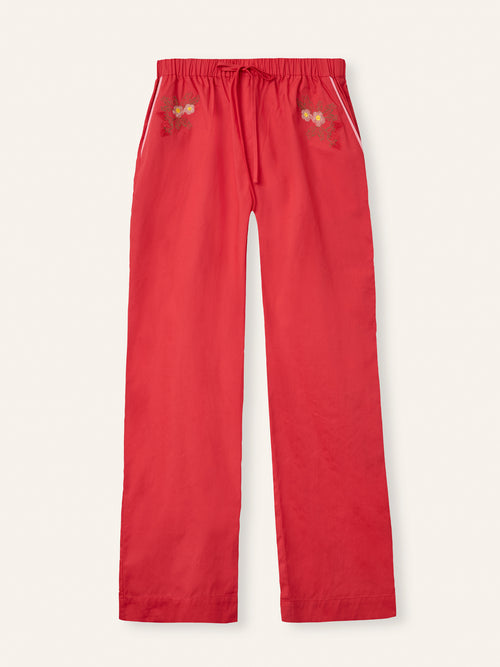 Red Strawberry Fiona Pants