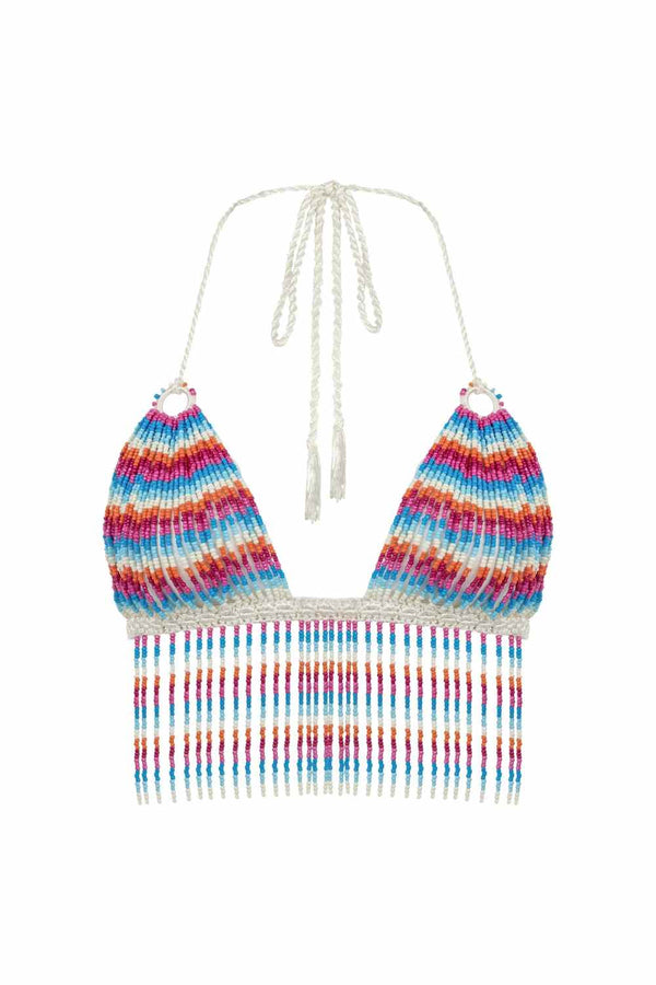 Sorbet Multi Shimmer Hand-Crochet Top