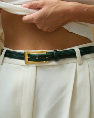Emerald Lizard Mini No. 10 Belt