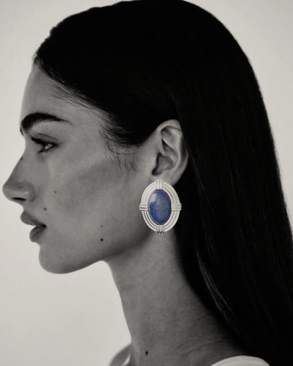 Navy Hera Earrings