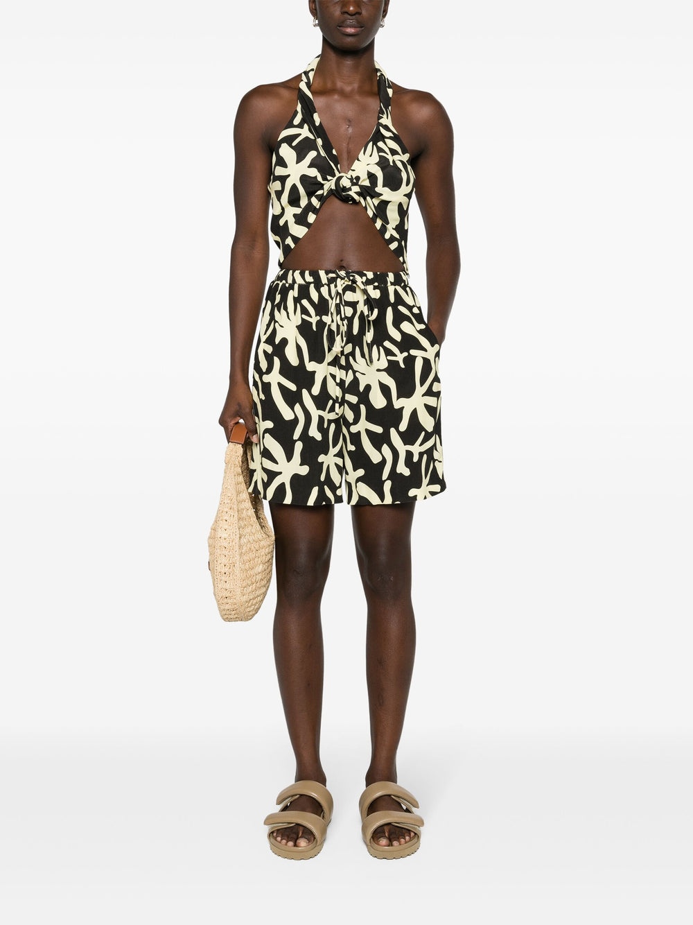 Anne Crepe Viscose Short