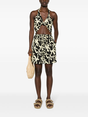 Anne Crepe Viscose Short