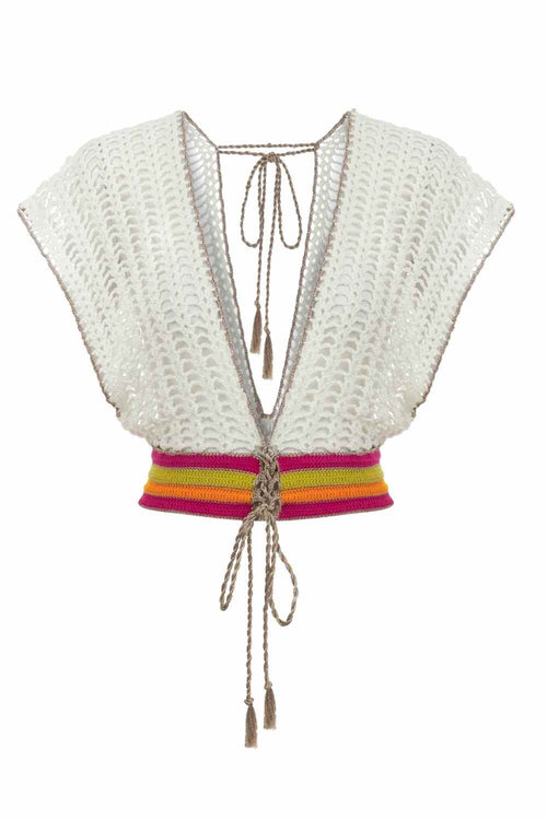 Lollipop Hand-Crochet Top