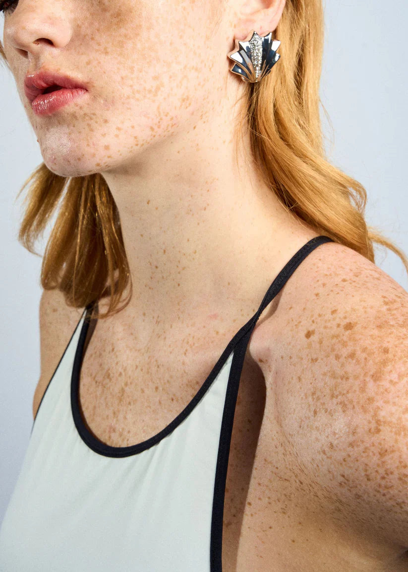 Metal Shell Small Earrings