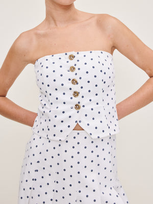 Marine Dots Bustier