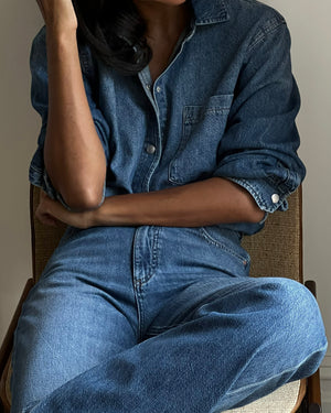 Karmine Refined Wide Leg Jeans