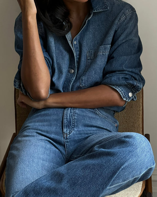 Karmine Refined Wide Leg Jeans