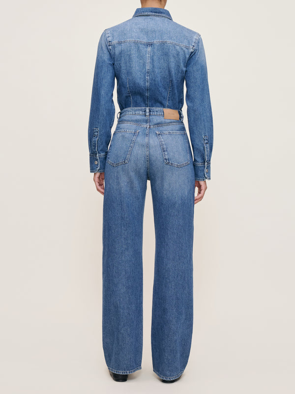 Karmine Refined Wide Leg Jeans