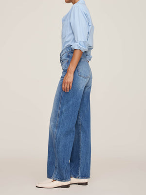 Blue Poplin Faye Shirt