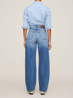 Blue Poplin Faye Shirt