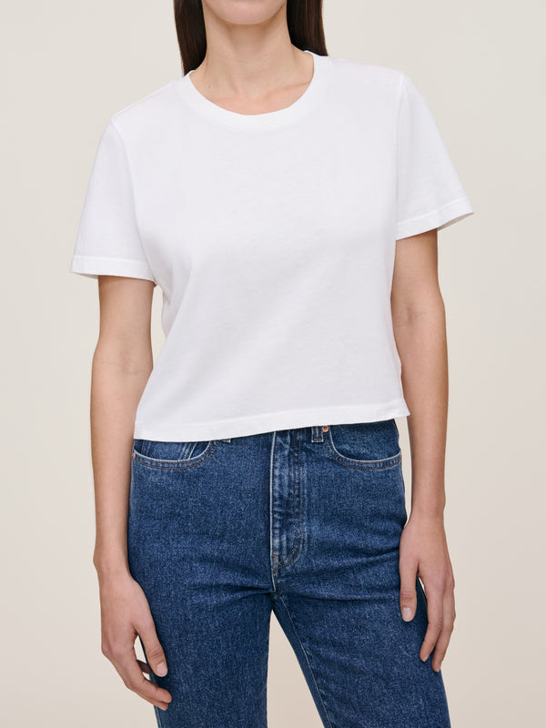 White Essential Tee