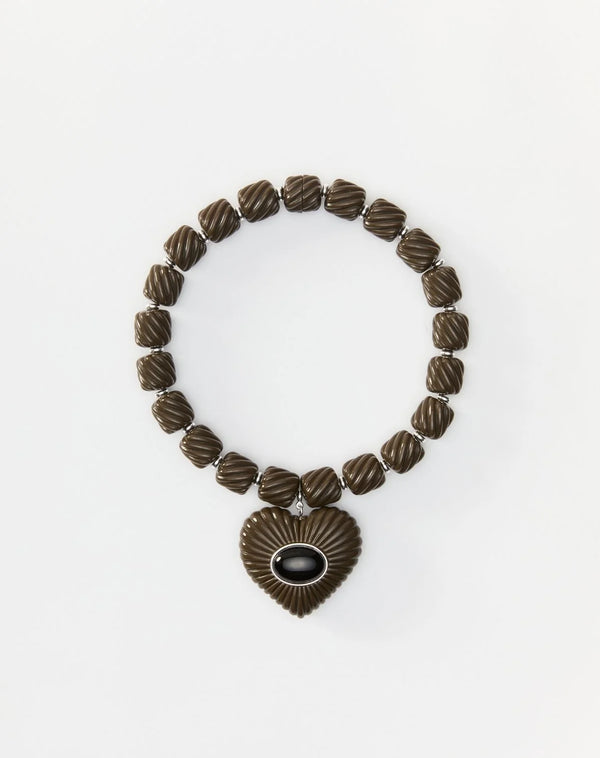 Brown Lira Necklace