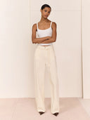 Crema Casie Wide Leg Mid Rise 31" Jeans