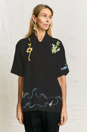 Black Aleta Shirt