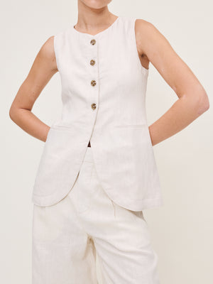Flax Linen Amelie Top