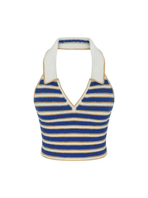 Ali Crochet Halter Top