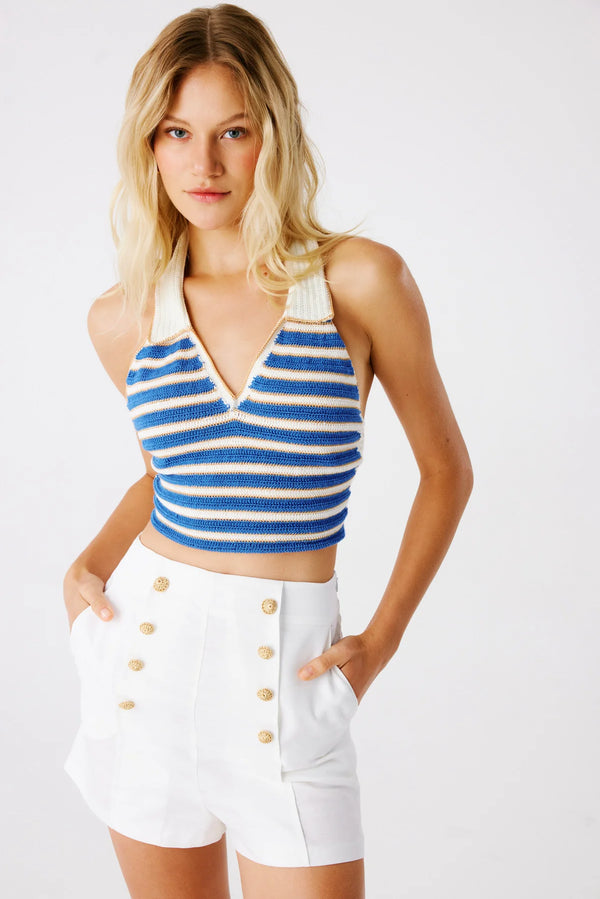 Ali Crochet Halter Top