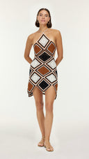 Azure Hand-Crochet Mini Dress