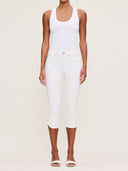 White Bardot 21" Capri