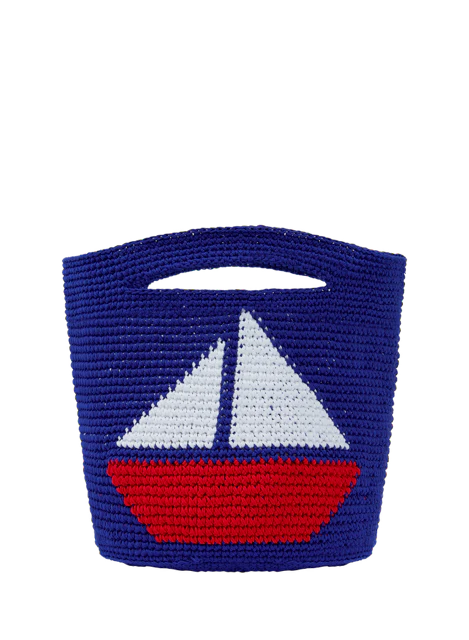 Bateau Hand-Crocheted Bucket Bag