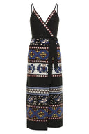 Sleeveless Wrap Dress