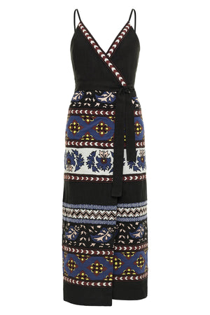 Sleeveless Wrap Dress