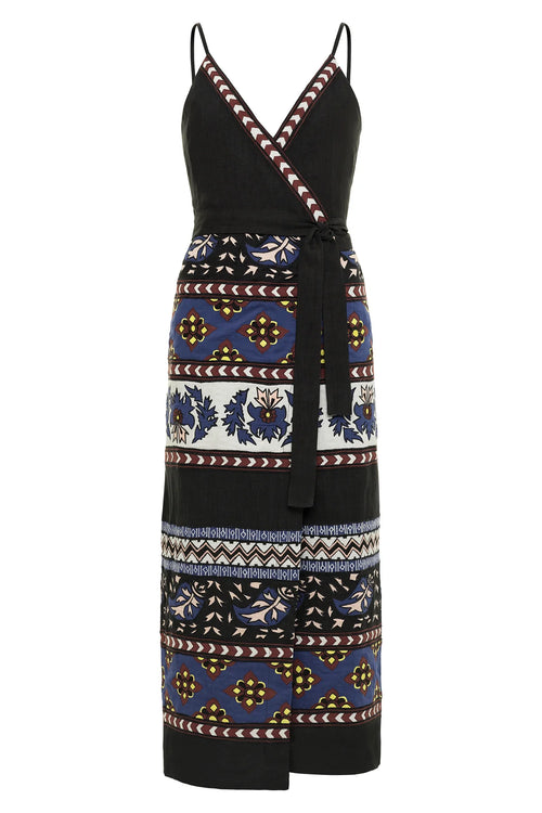 Sleeveless Wrap Dress