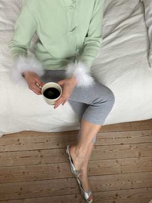 Capri Stretch-cotton Jersey Legging