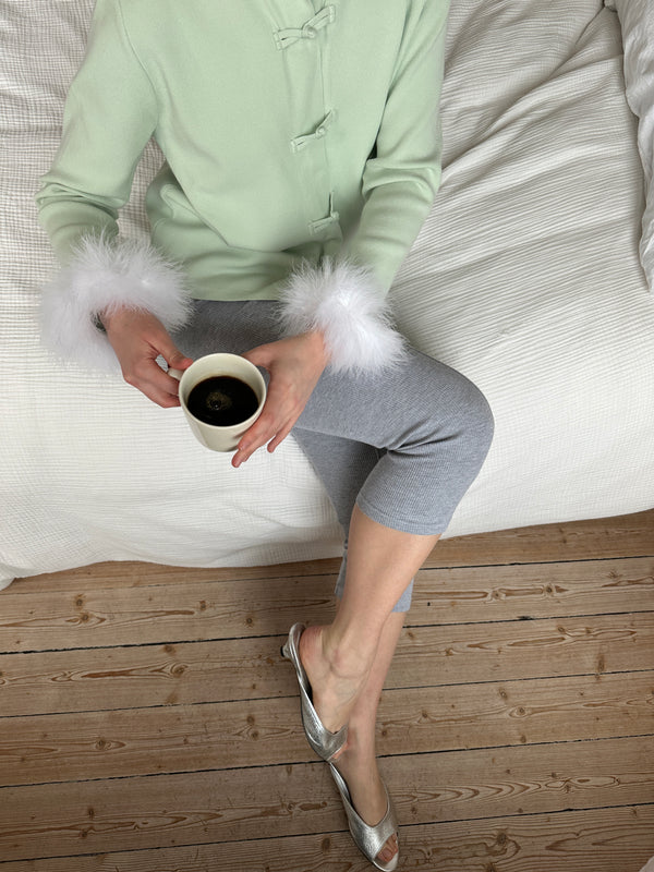 Capri Stretch-cotton Jersey Legging