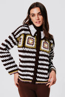 Gina Alpaca Wool Hand Knit Cardigan