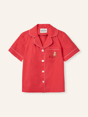 Red Strawberry Fiona Shirt & Pants Set