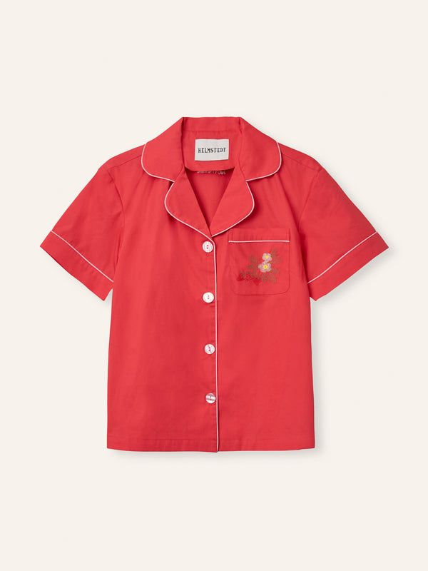 Red Strawberry Fiona Shirt & Pants Set