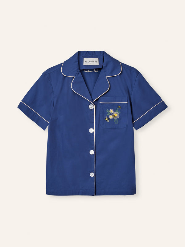 Blue Fiona Shirt & Pants Set