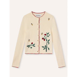 White Tove Cardigan