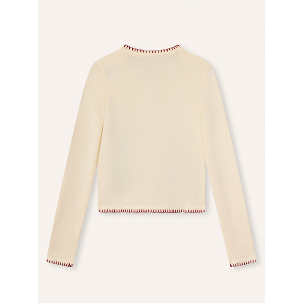White Tove Cardigan