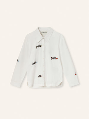 Fish Embroidery Karla Shirt