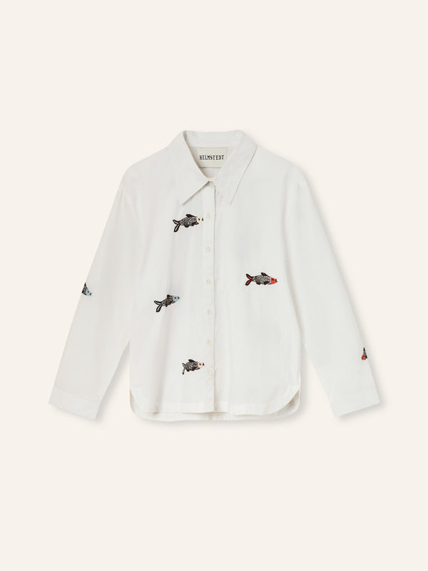 Fish Embroidery Karla Shirt