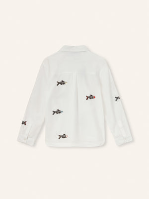 Fish Embroidery Karla Shirt