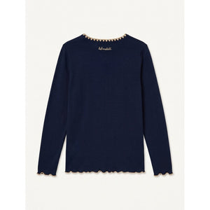 Midnight Blue Andrea Long Sleeve T-Shirt