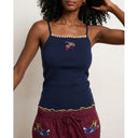 Midnight Blue Andrea Strap Top