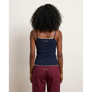 Midnight Blue Andrea Strap Top