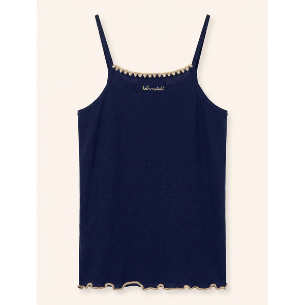 Midnight Blue Andrea Strap Top